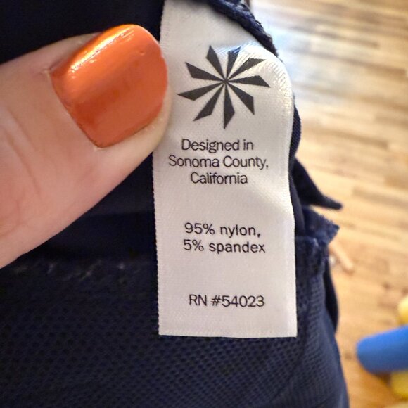 Athleta Wide Leg Pants Navy Blue Size 4 - Picture 8 of 8